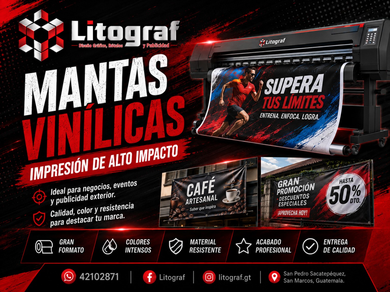 Mantas vinílicas y gran formato
